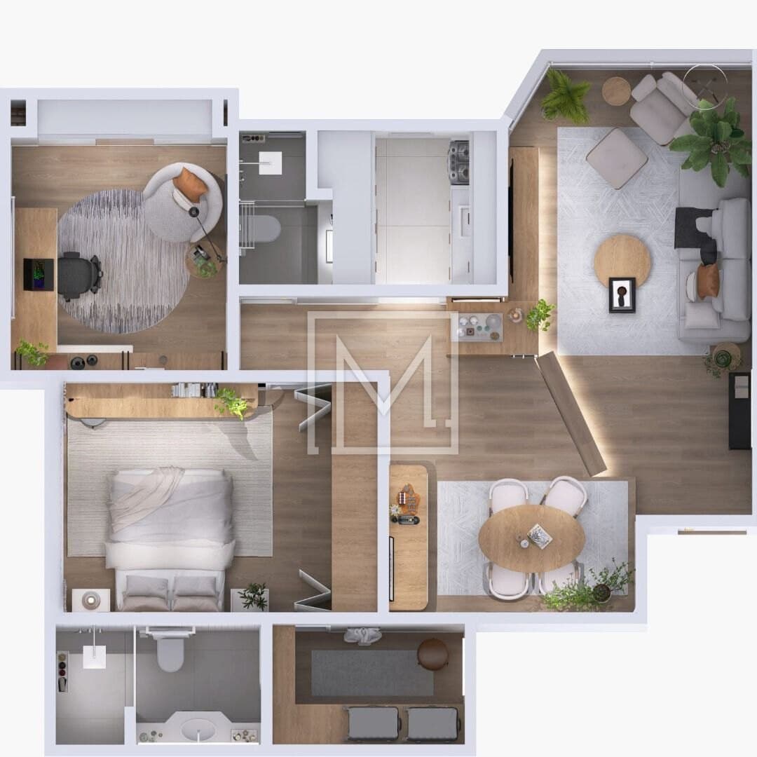 Apartamento à venda, 72 m² por R$ 2.000.000,00 – Itaim Bibi – São Paulo/SP — foto 4 de 15