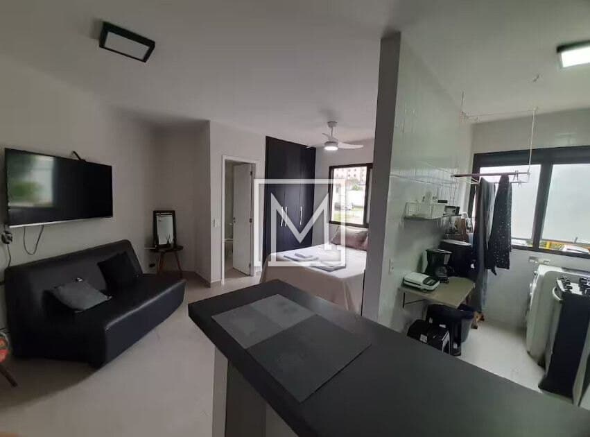 Studio com 1 dormitório para alugar, 40 m² por R$ 3.500,78/mês – Bela Vista – São Paulo/SP