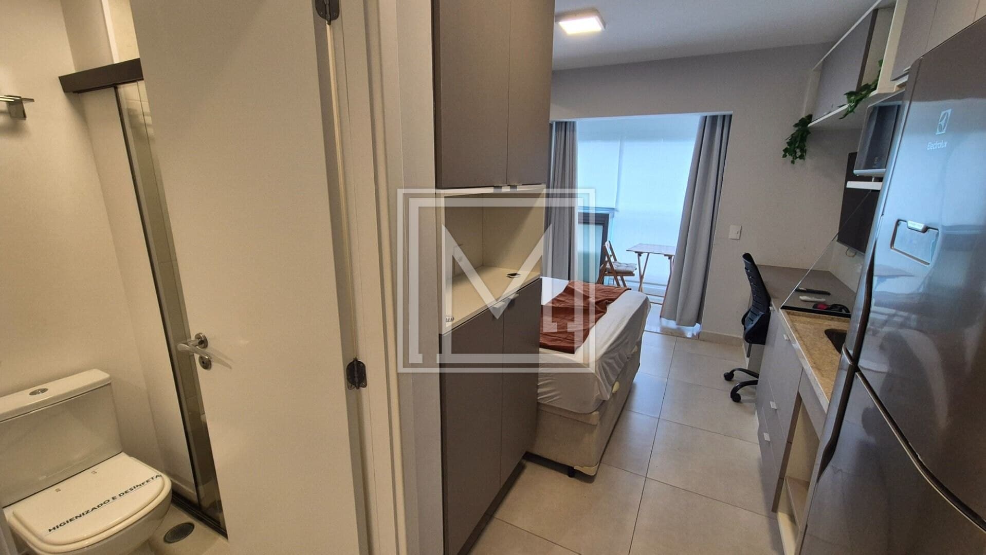 Studio com 1 dormitório para alugar, 22 m² por R$ 3.500,37/mês – Jardim Vila Mariana – São Paulo/SP