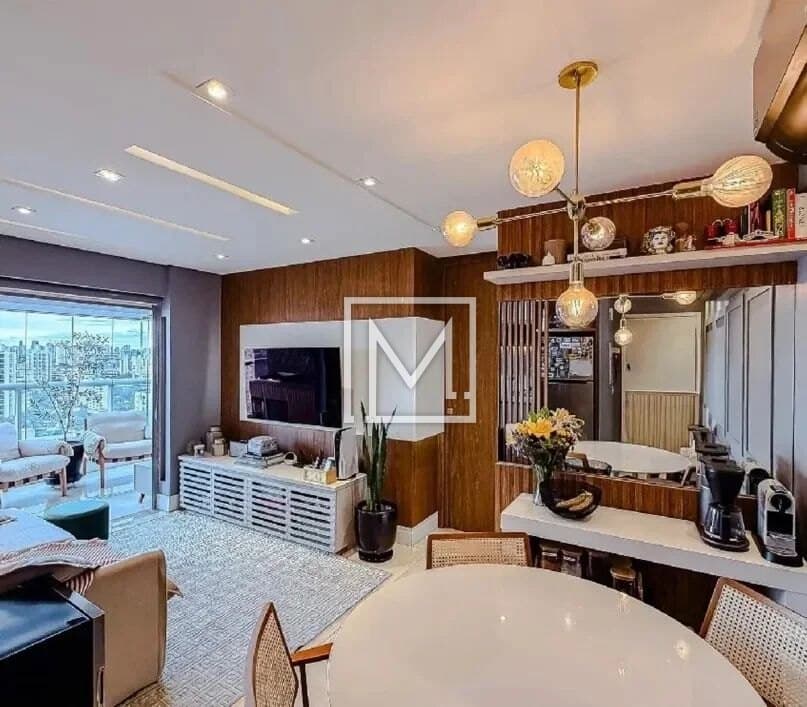 Apartamento um dormitório, com duas vagas e lazer completo.