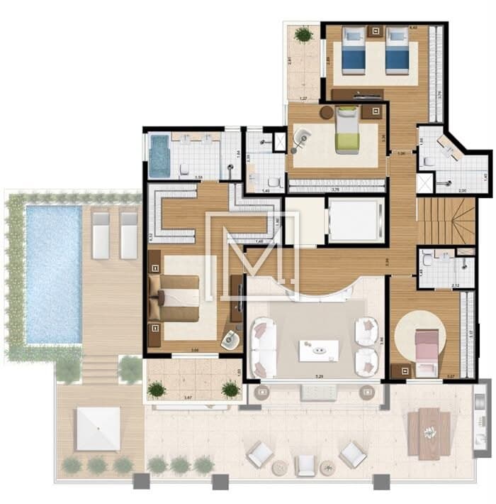 Cobertura com 4 dormitórios para alugar, 400 m² por R$ 32.726,00/mês – Vila Mariana – São Paulo/SP — foto 5 de 16