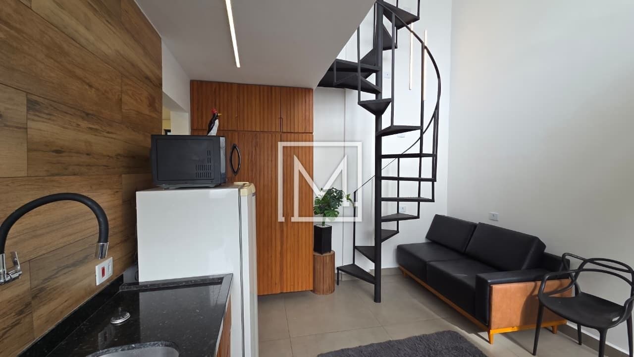 Loft com 1 dormitório para alugar, 48 m² por R$ 3.520,00/mês – Mirandópolis – São Paulo/SP