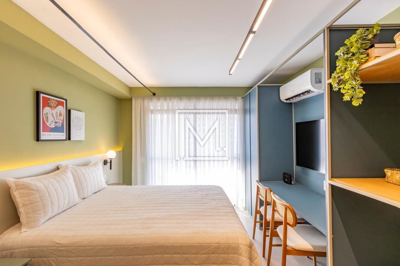 Studio com 1 dormitório para alugar, 24 m² por R$ 3.806,00/mês – Pinheiros – São Paulo/SP