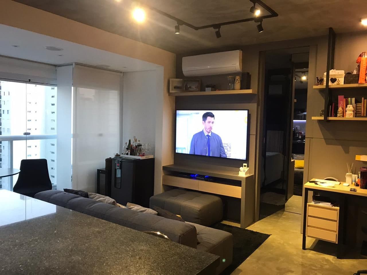 Apartamento com 1 dormitório para alugar, 45 m² por R$ 6.451,35/mês – Moema – São Paulo/SP