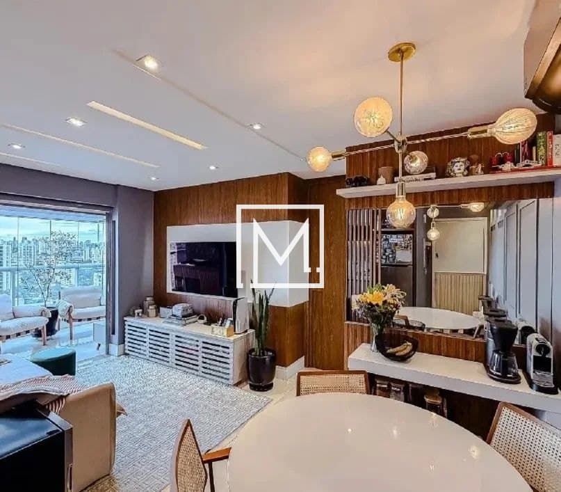 Apartamento um dormitório, com duas vagas e lazer completo.
